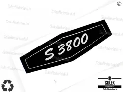 Solex sticker S3800 zwart