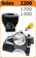 Solex 2200, 1700 en 1400 onderdelen